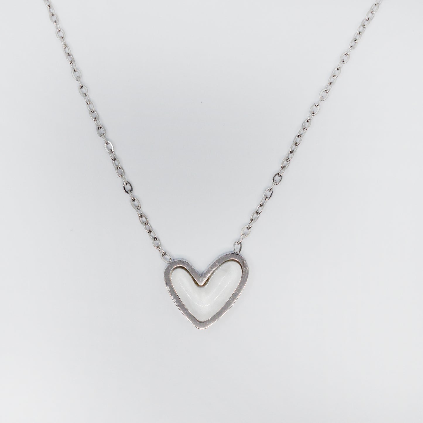 ogrlica Soft Heart iz nerjavečega jekla ChiChi s srcem