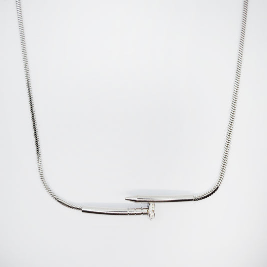 "Nail Glow" necklace - stainless steel jewelry | ChiChi
