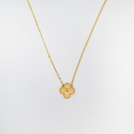 zlata ogrlica z deteljico – Gold Clover – ChiChi