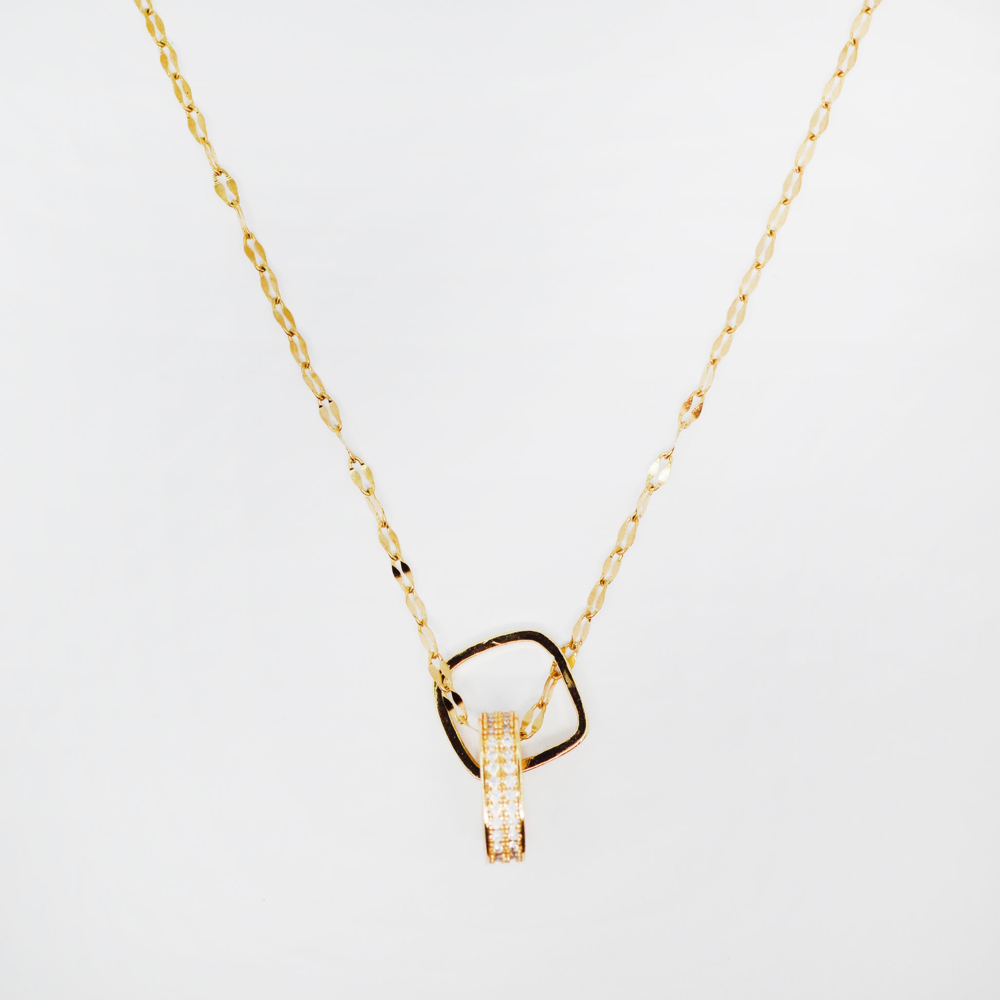 unikatna verižica s prepletenima obesekoma | ChiChi