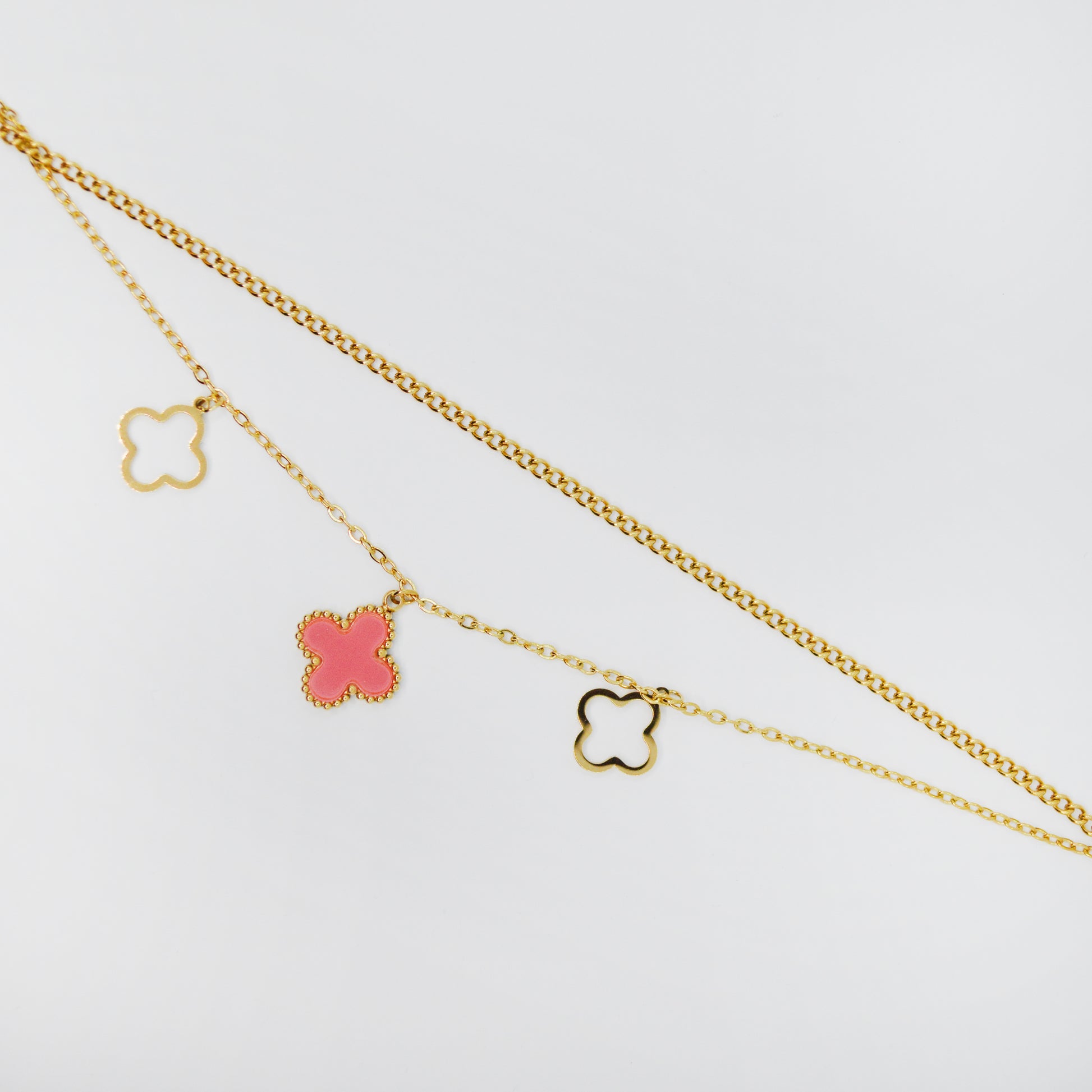 Zapestnici Pink Clover – zlata