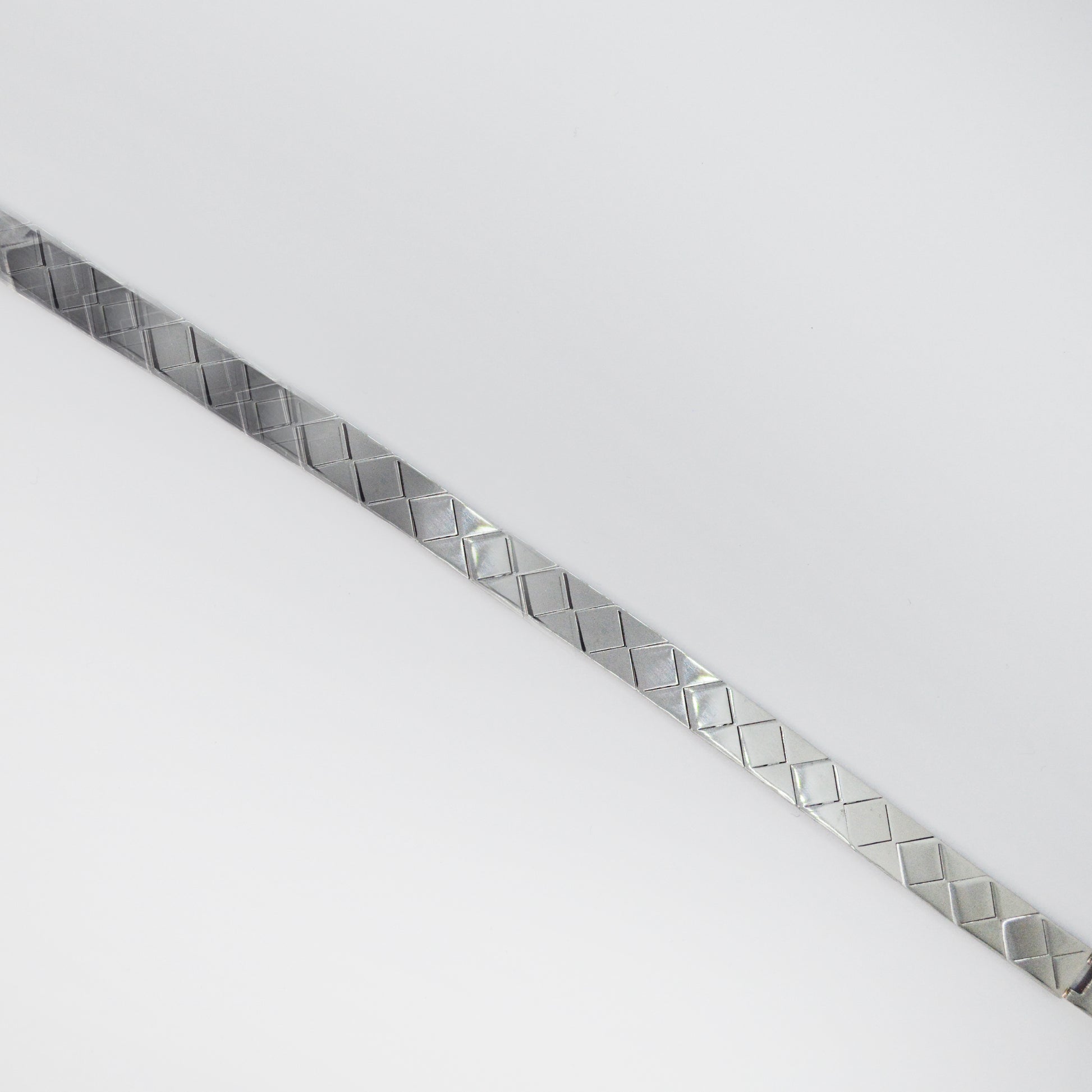 Moderna srebrna zapestnica iz nerjavečega jekla Linea Bold