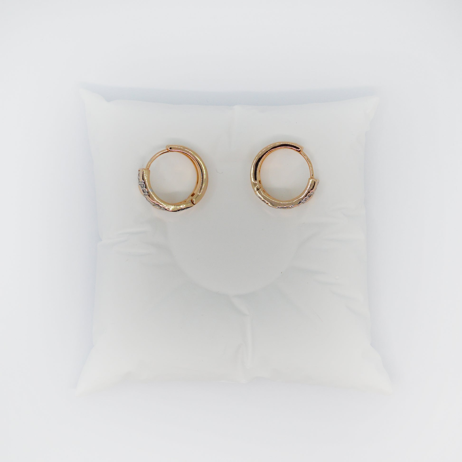 Kvadratasti obročasti uhani iz nerjavečega jekla z zaponko - ChiChi