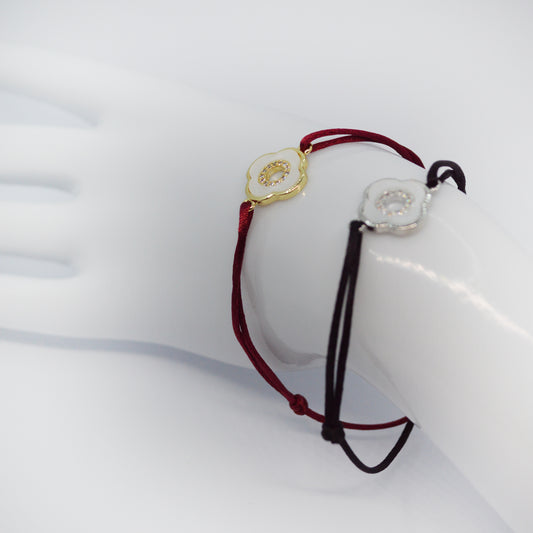 Zapestnici Velvet Blossom v srebrni in zlati barvi