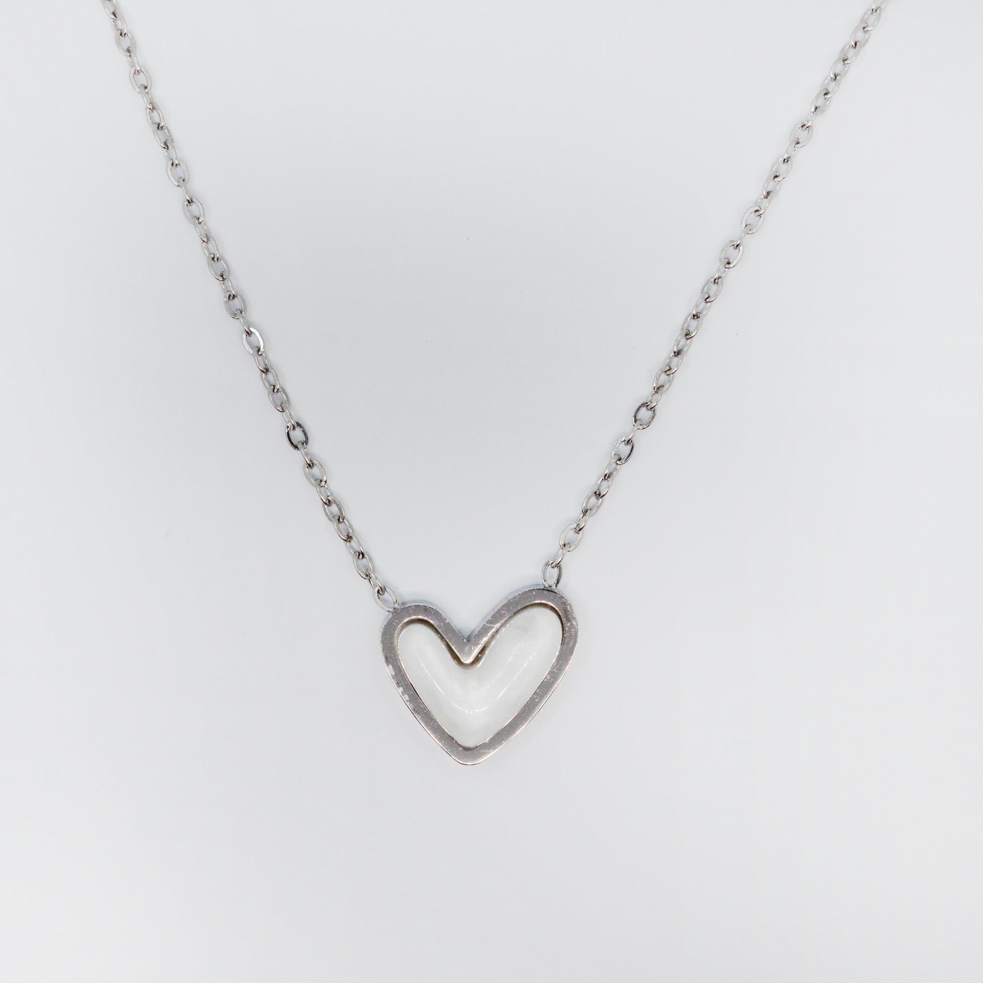 ogrlica Soft Heart iz nerjavečega jekla ChiChi s srcem