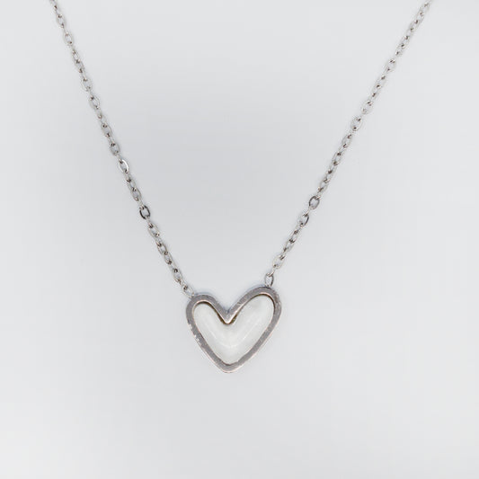 ogrlica Soft Heart iz nerjavečega jekla ChiChi s srcem
