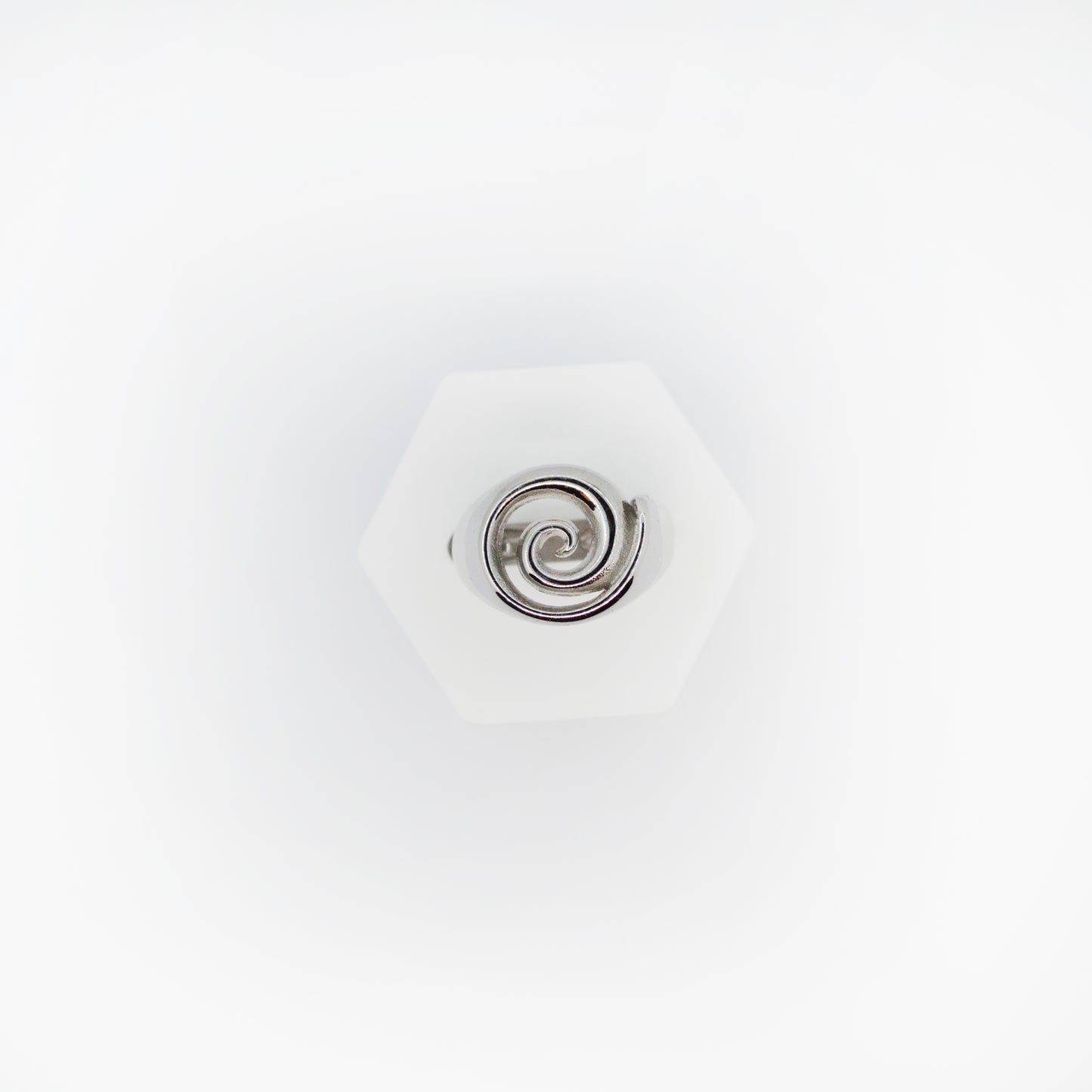 Spiral minimalističen prstan – srebrn | ChiChi