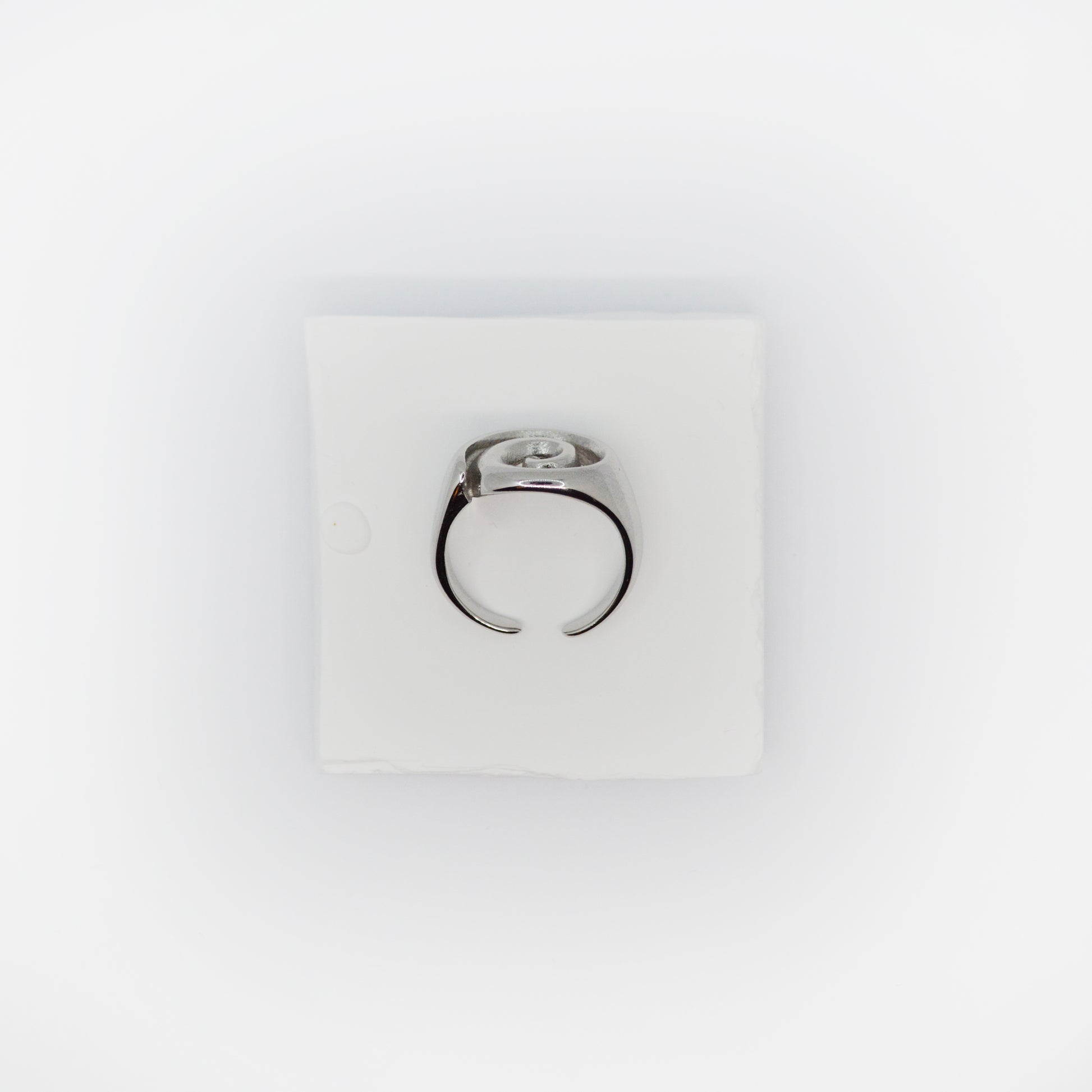 Spiral minimalističen prstan – srebrn | ChiChi